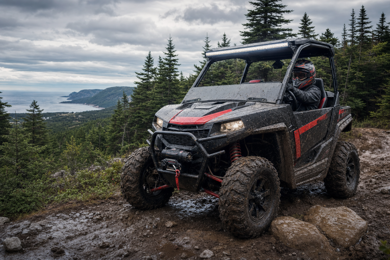ATV and side by side off-road trail banner